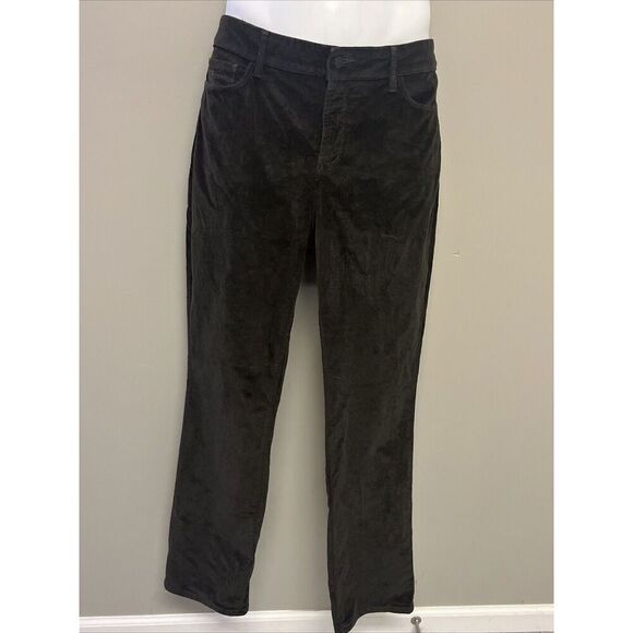 NYDJ Marilyn Straight Leg Pant Thin Fine Wale Stretch Size Down Corduroy Size 14 - Picture 1 of 13